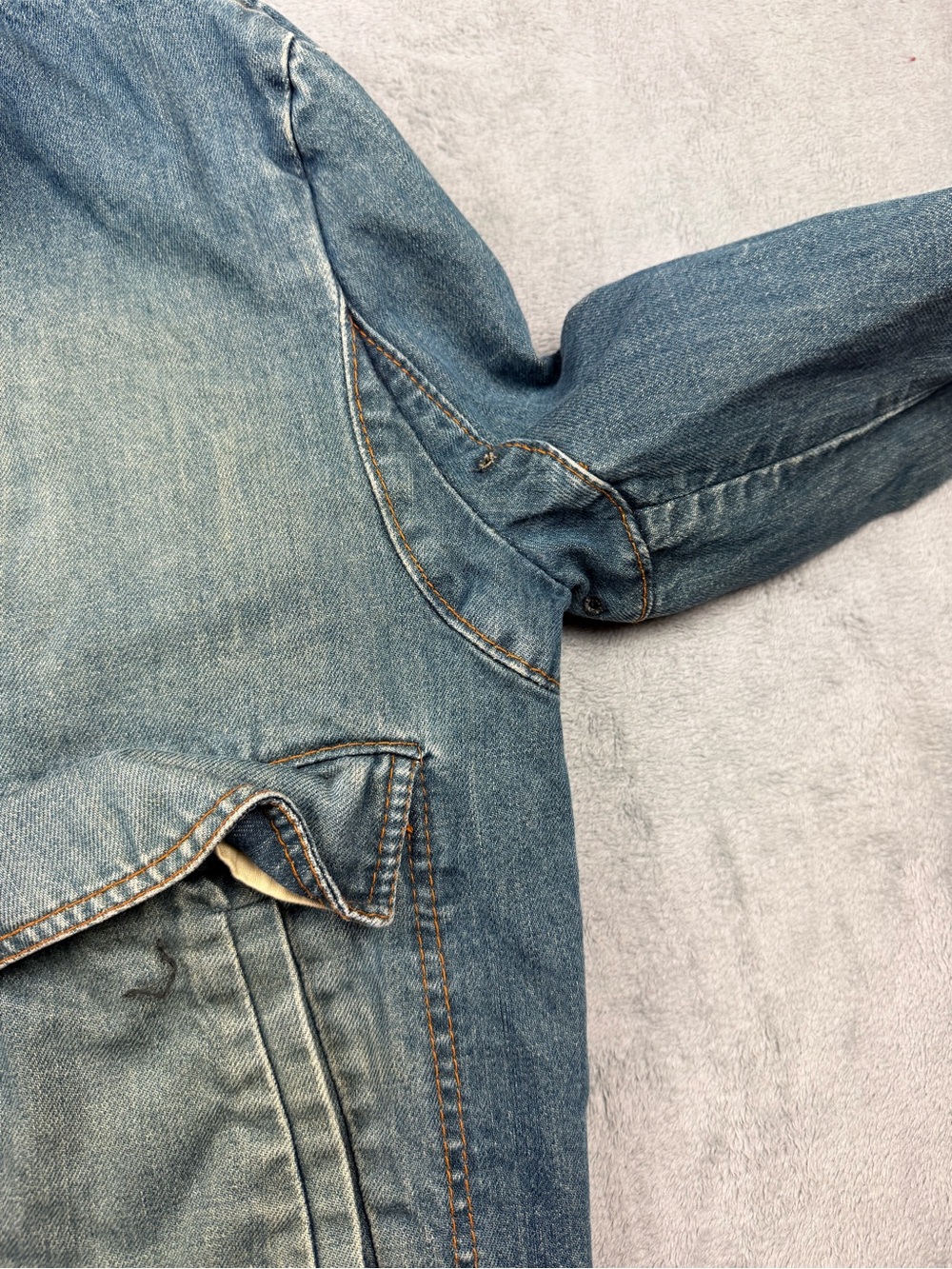 Fcuk jeans Denim Zip-Front Jacket - Picture 5 of 7